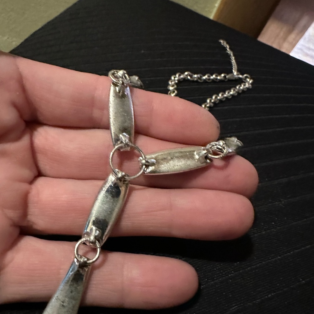 Unique silver Jean fabric choker 3 for $15 or 4 for $20 - Picture 4 of 4
